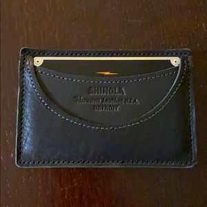 Shinola leather card case